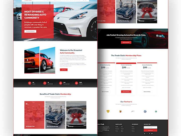 Cover image for Car community landing page