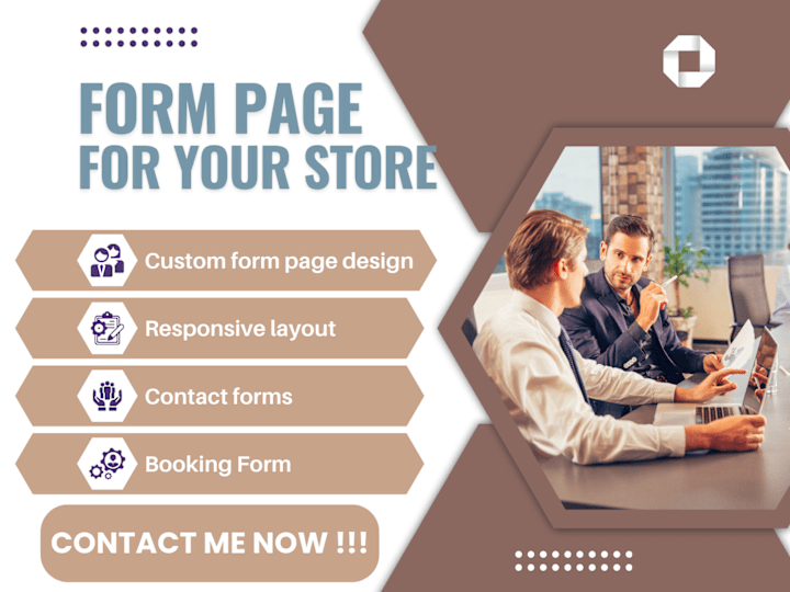 Cover image for I will design a modern, responsive form page for your website