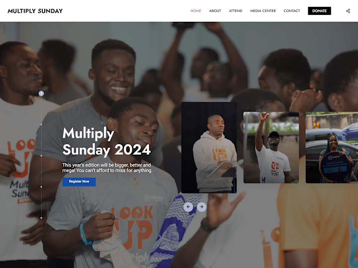 Cover image for Multiply Sunday Website