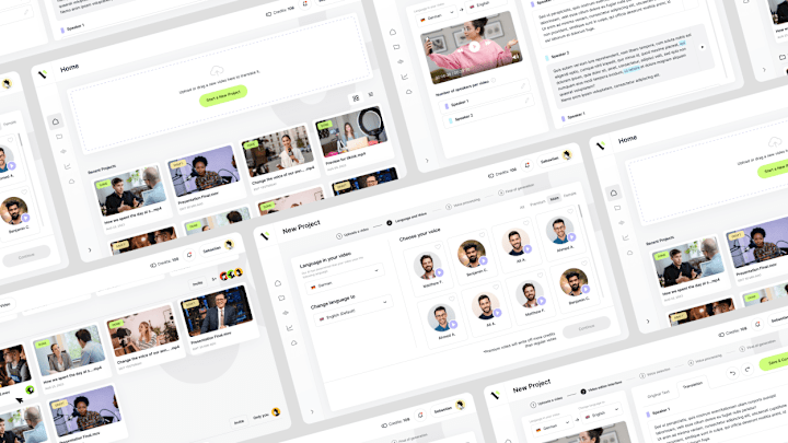 Cover image for Voxans AI based Saas – UI / UX Design