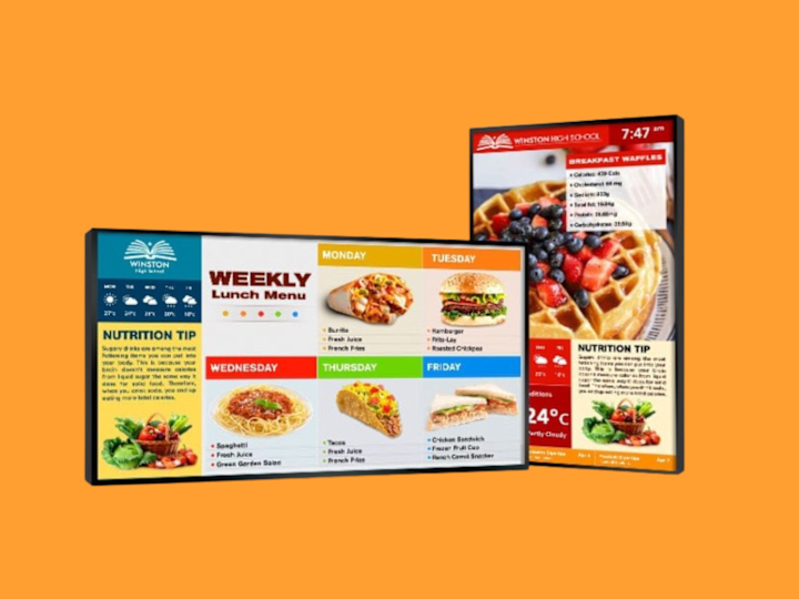 Cover image for Digital Menu Boards for Schools