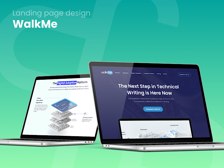 Cover image for WalkMe landing page