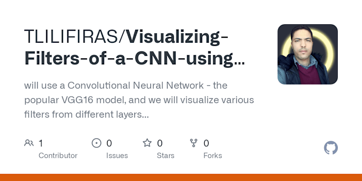 Cover image for Visualizing Filters of a CNN using TensorFlow