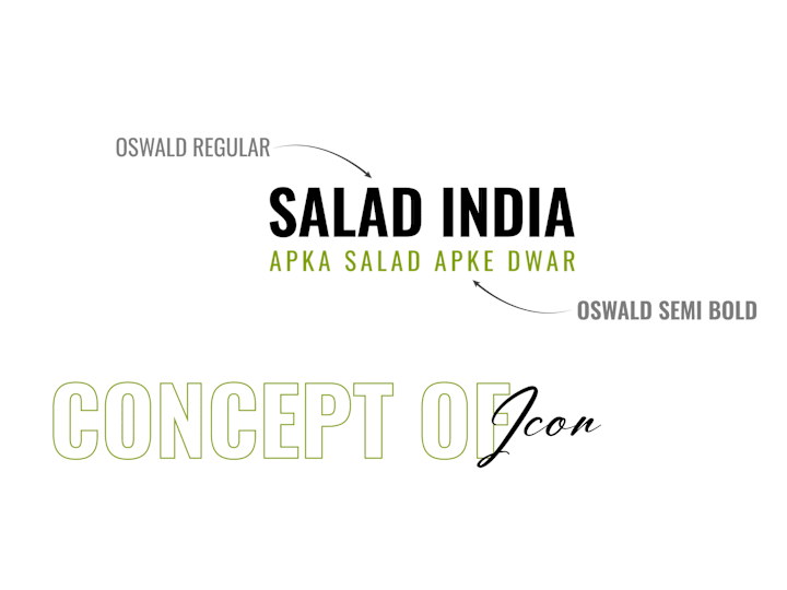 Cover image for Salad India - Food Logo Design + Brand Identification 