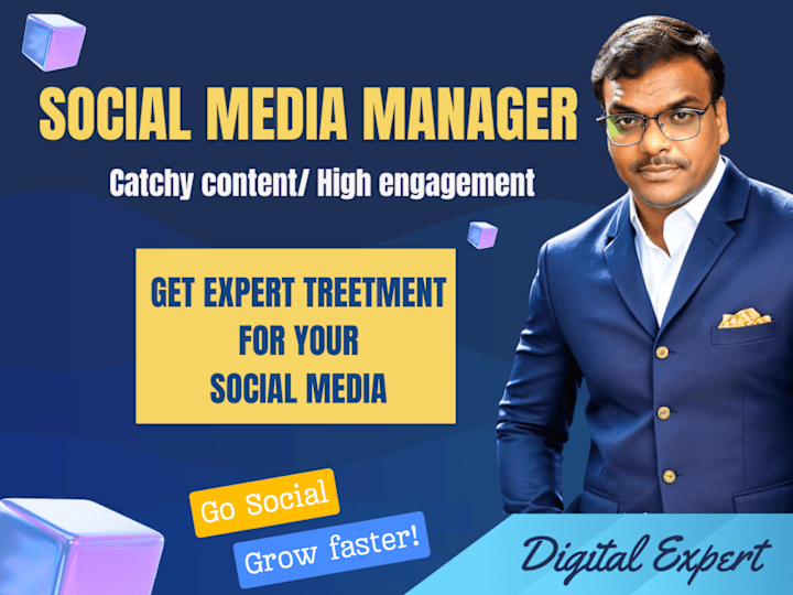 Cover image for Pro Social Media Manager for small business online success