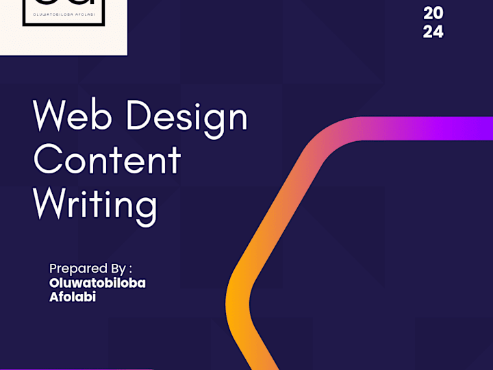 Cover image for Website Redesign Content Writing 