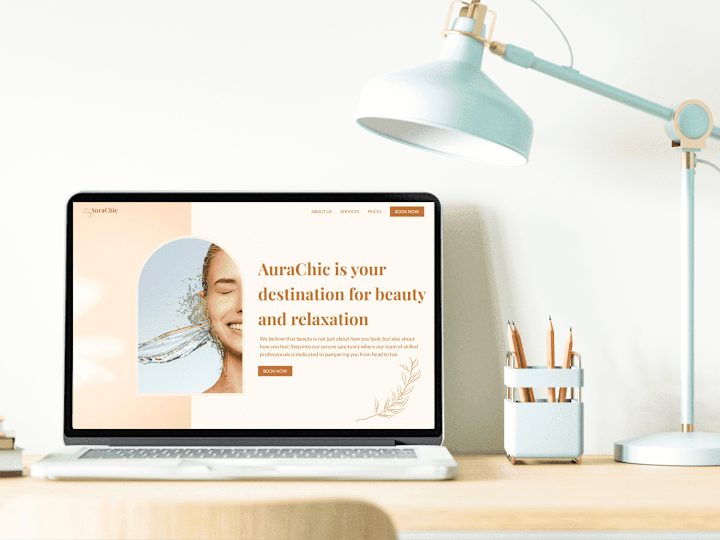 Cover image for Web design for Beauty Salon AuraChic 