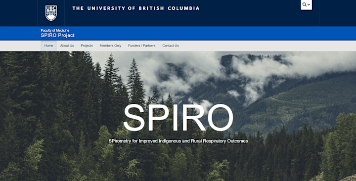 Cover image for UBC Spirometry Research | Designer & Developer