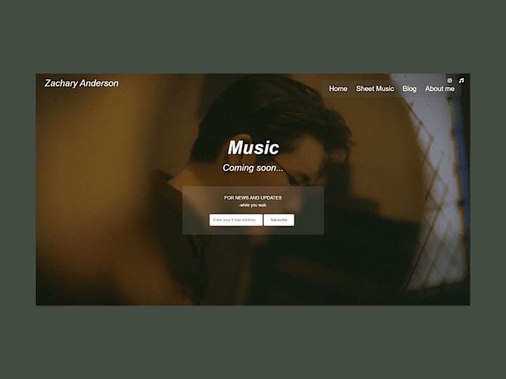 Cover image for Zachary Anderson Website Development