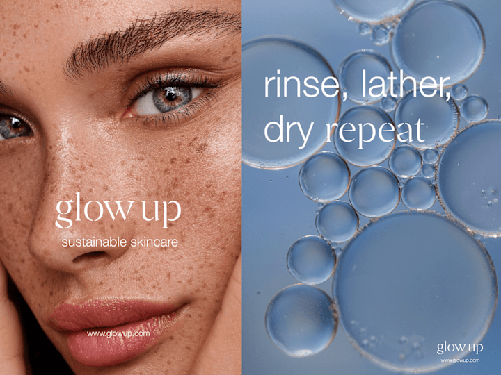 Cover image for Glow Up Skincare Brand Identity