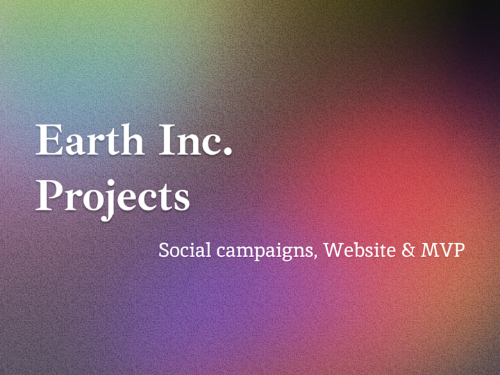 Cover image for Earth Inc Project