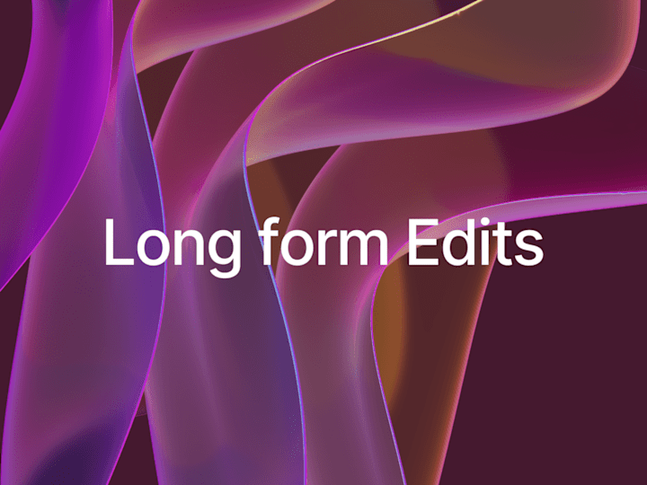 Cover image for Crafting captivating long-form videos tailored to your vision