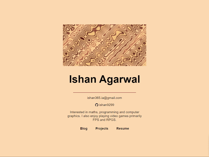 Cover image for Ishan’s Website