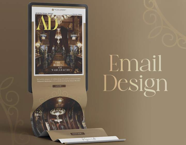 Cover image for Email Design for The Raj Company - Sabyasachi Edit 