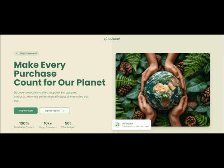 Cover image for Dukaan - Sustainable Shopping