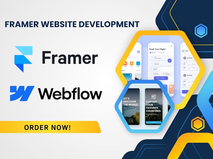 Cover image for Framer startup website UIUX, framer animation, figma to framer