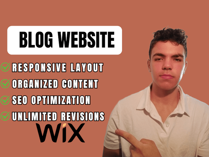 Cover image for Custom Wix Blog Website Design | Professional & Engaging