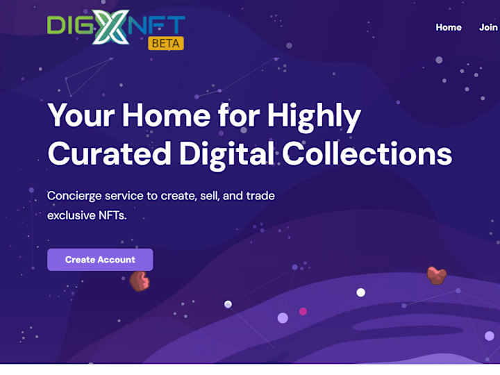 Cover image for DIGXNFT - A community-centric NFT Marketplace