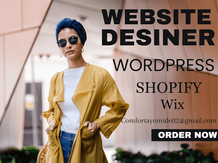 Cover image for I will design and redesign your website online store 