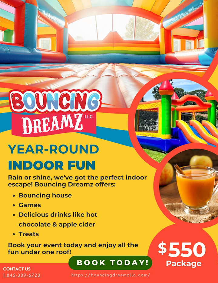 Cover image for Seasonal Promotional Flyers for Bouncing Dreamz LLC