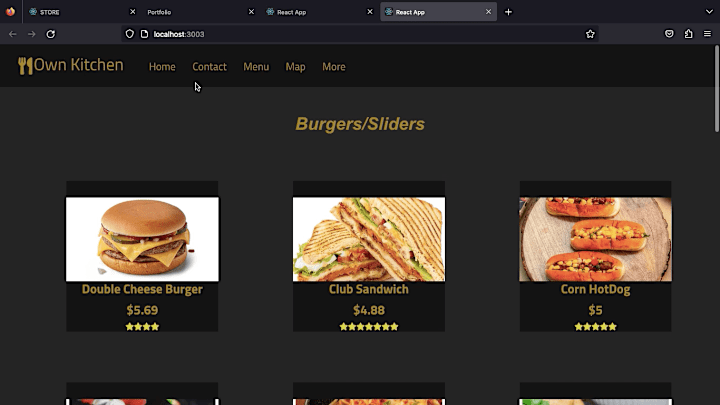 Cover image for Own-Kitchen(Restaurant-Site)