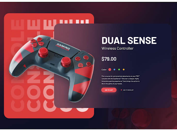 Cover image for gaming console design