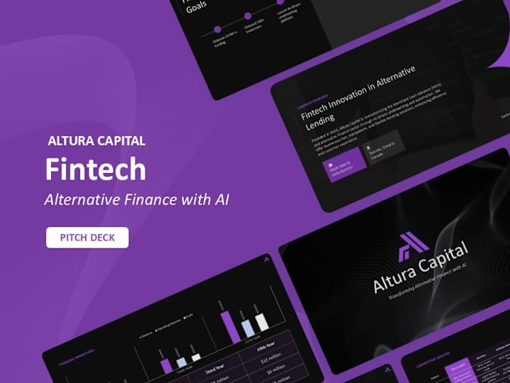 Cover image for AI-Powered Fintech Pitch Deck | Altura Capital