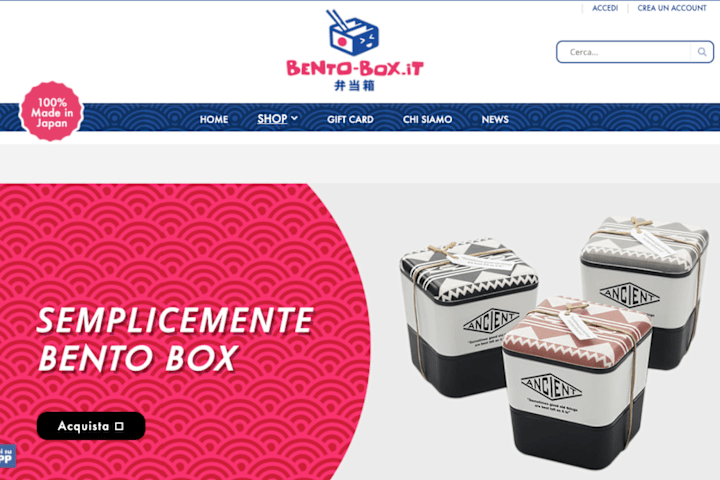 Cover image for New e-commerce Bento-box