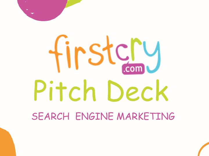 Cover image for Search Engine Marketing for Firstcry