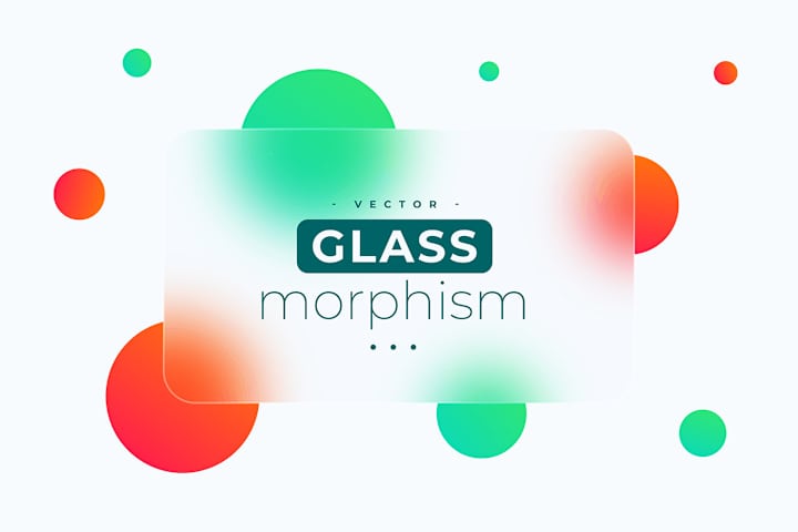 Cover image for Glassmorphism UI Design with Web Designs on Behance