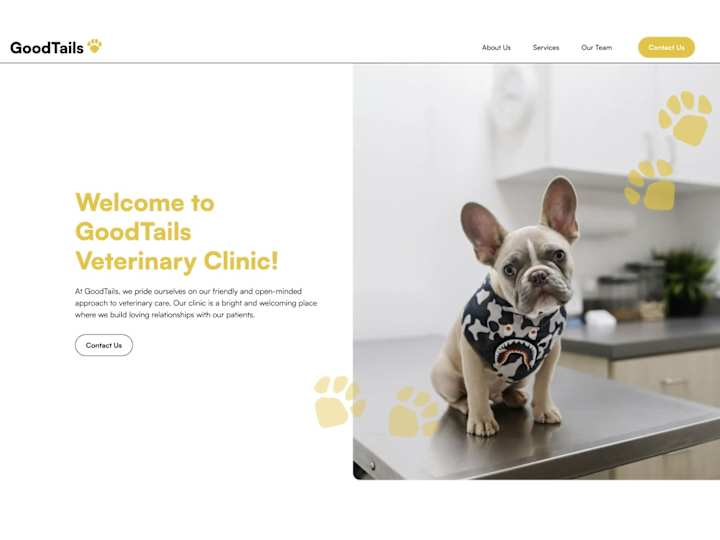 Cover image for Vet Clinic - Website Design and Webflow Development 