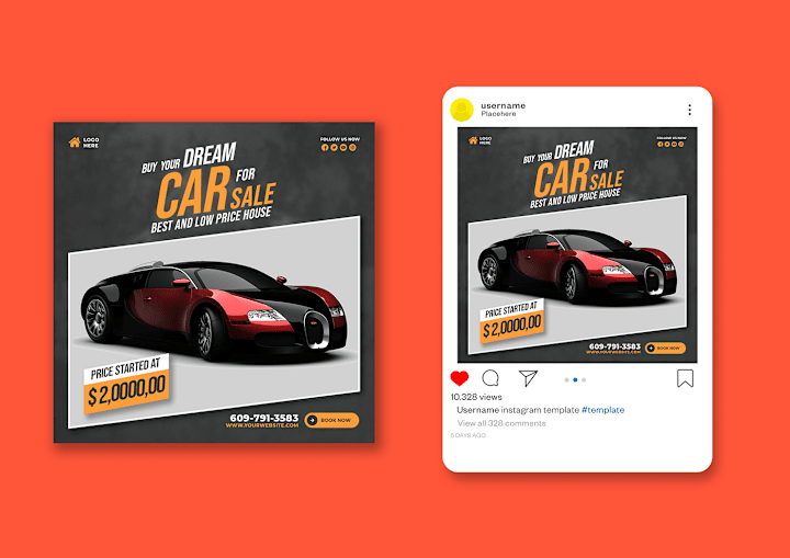 Cover image for Instagram Post Design/ Social media post on Behance