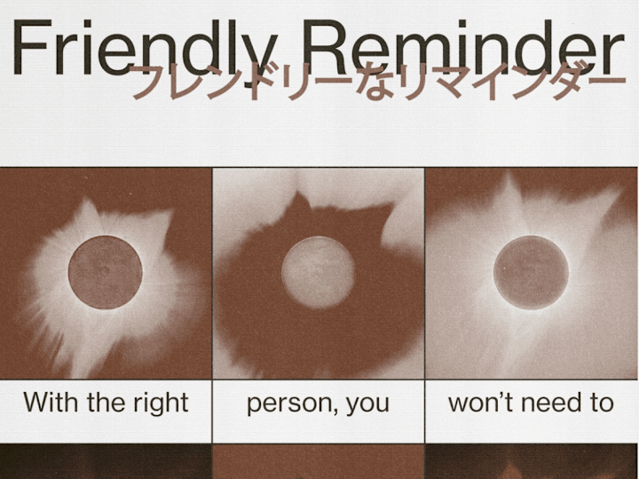 Cover image for Friendly Reminder | Poster