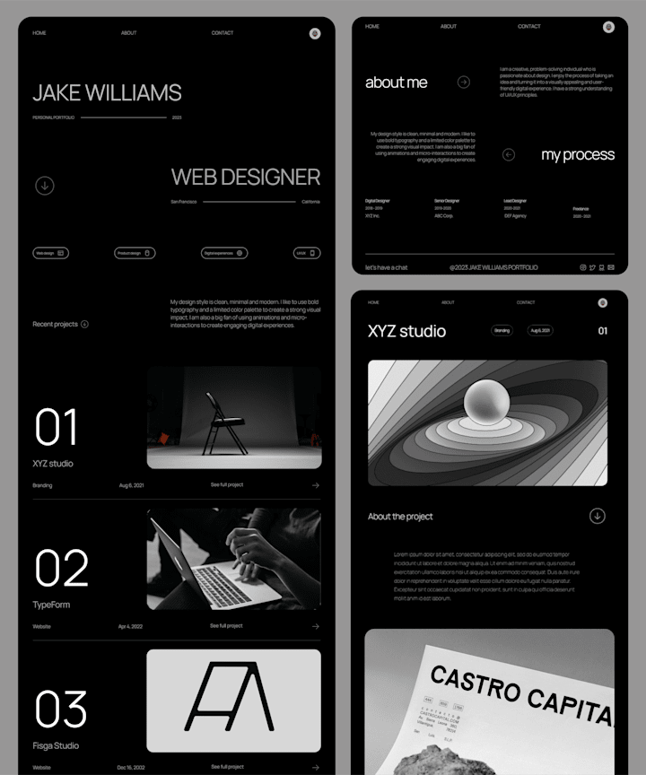 Cover image for Minimal Framer Portfolio Template