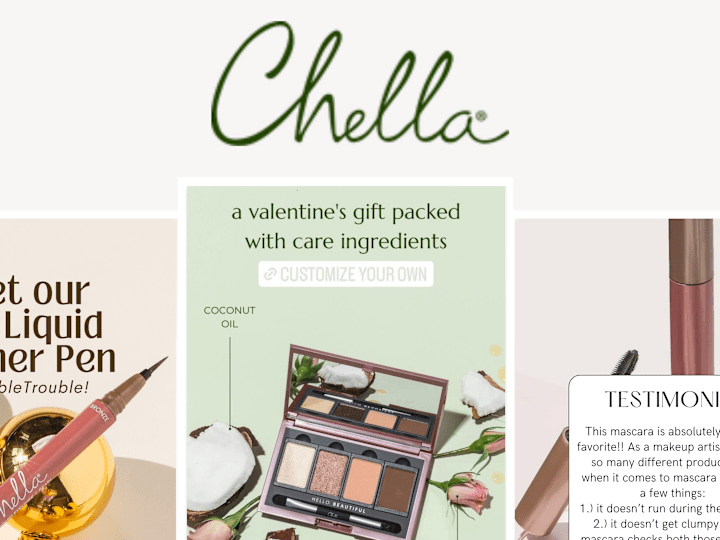 Cover image for Social Media Management for Chella Beauty