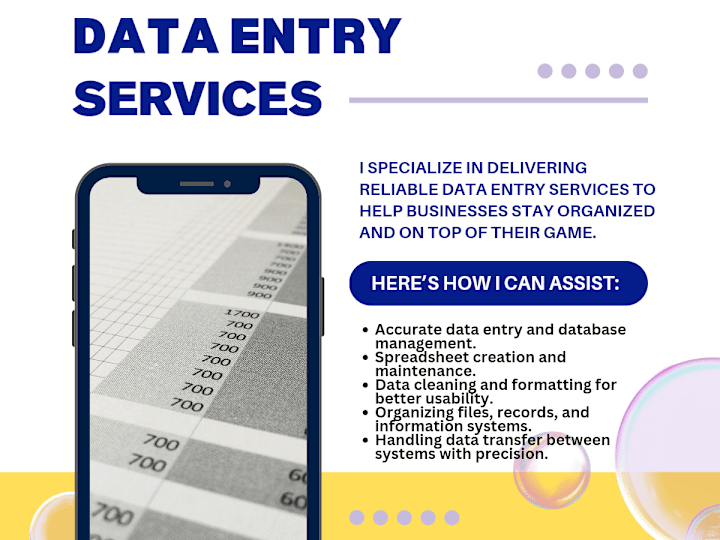 Cover image for Data Entry Services & Record Management