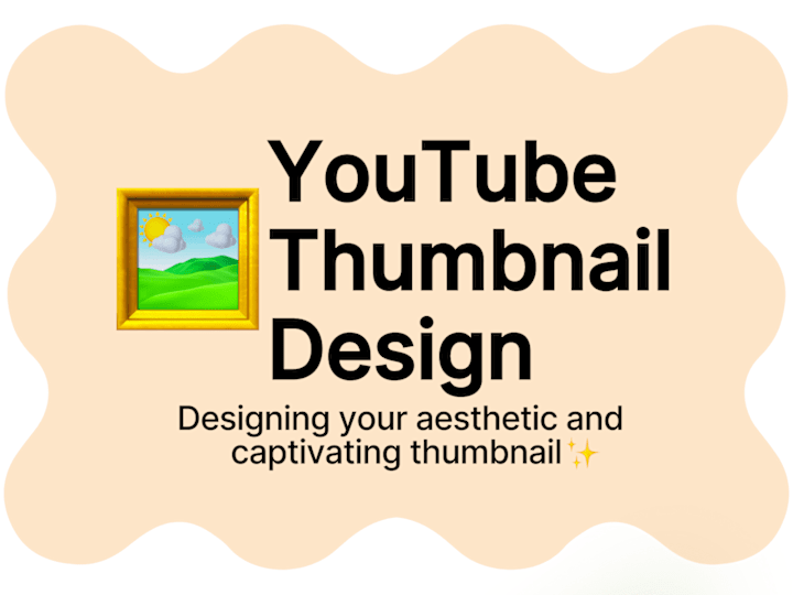 Cover image for 🖼️ YouTube Thumbnail Design