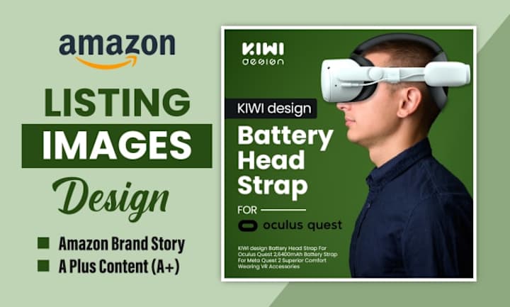 Cover image for I will design creative amazon listing images that convert