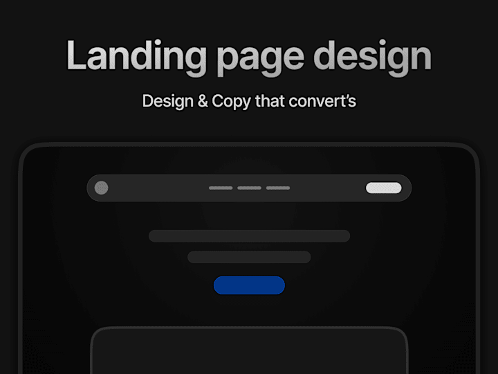 Cover image for Landing Page Design