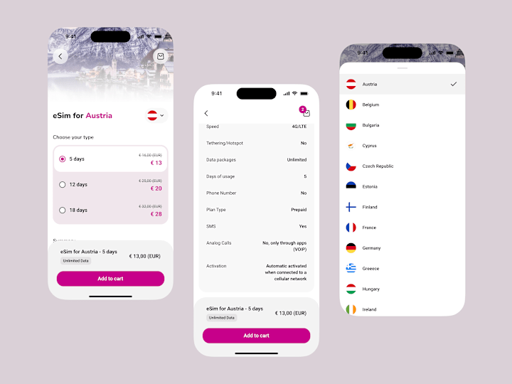 Cover image for Mobile app task (UX/UI with micro-interactions)