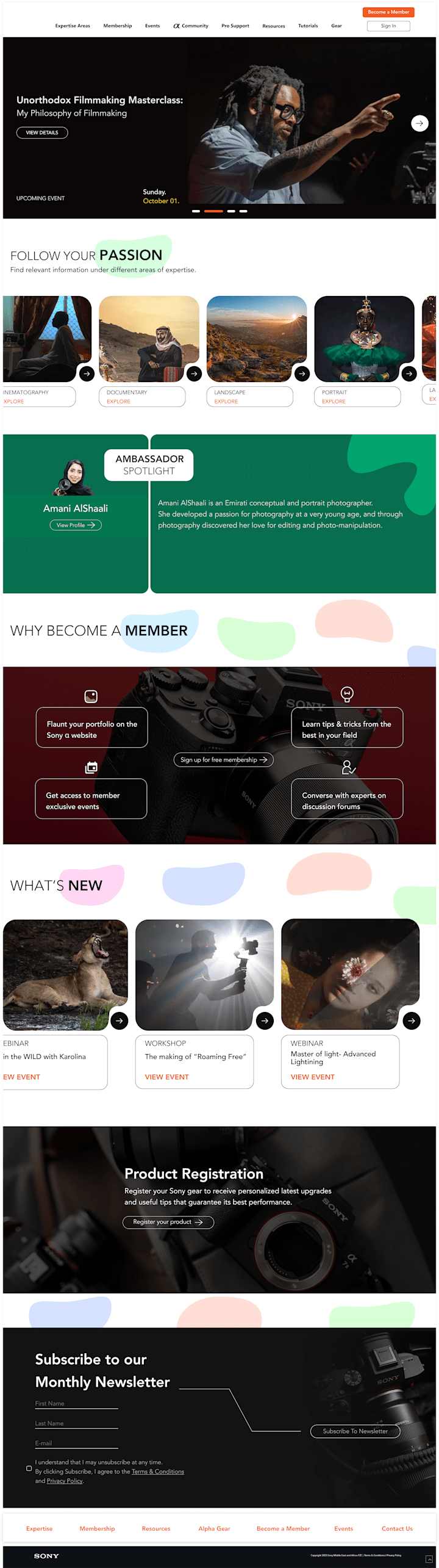 Cover image for Community Website landing page UI/UX