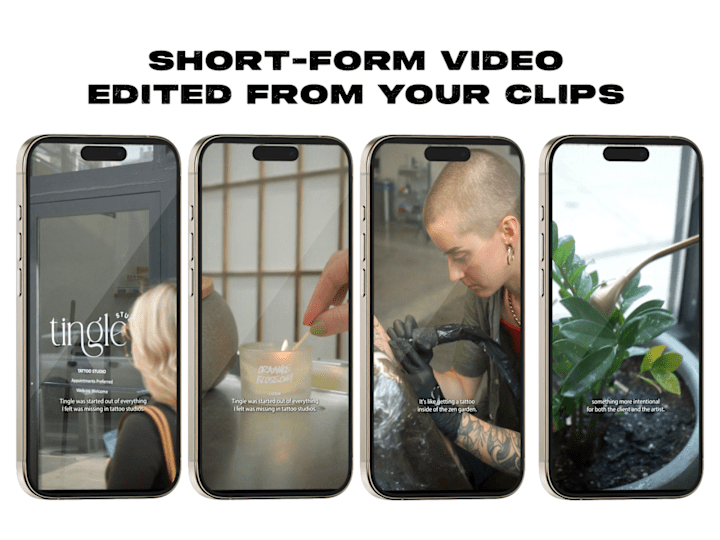 Cover image for Short-Form Video Edited from Your Clips