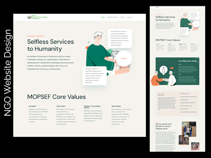 Cover image for MOPSEF NGO | Website Design & Development