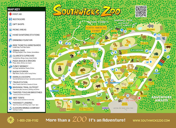 Cover image for 
Southwick's Zoo Map