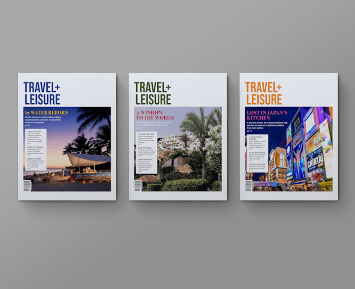 Cover image for Travel Magazine Redesign Project