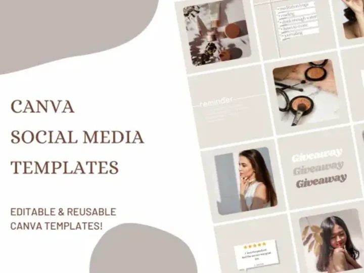 Cover image for create canva templates for your social media