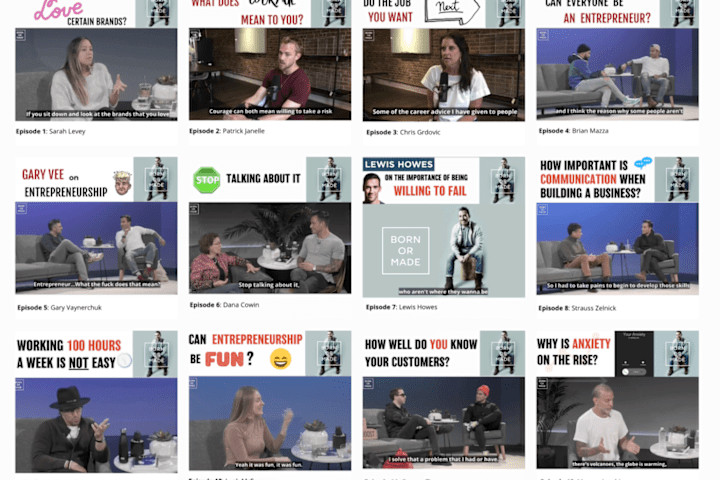 Cover image for Social Media Clips for Born or Made Podcast