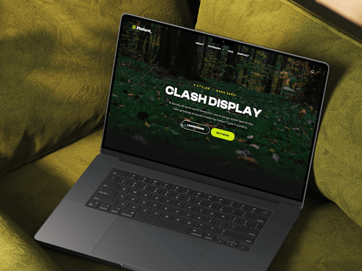 Cover image for Plafont — Font & Asset Store Template
