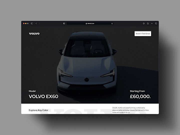 Cover image for Volvo Website Redesign