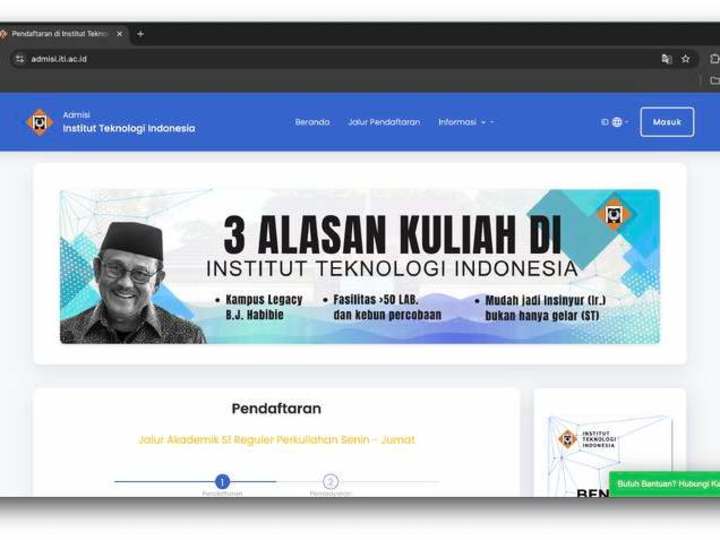 Cover image for Admisi Institut Teknologi Indonesia